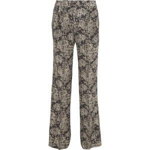 THEORY Emmanuel Snake Lace Wide Leg Silk Pants 10
